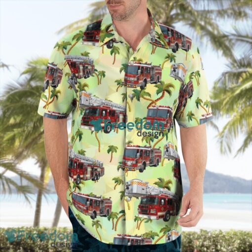 London Fire Department (LFD), Ontario Fleet Hawaiian Shirt Gift For Summer Vacation Product Photo 3