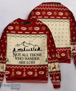 Lord Of The Rings Ugly Sweater 3D Printed Christmas Gift