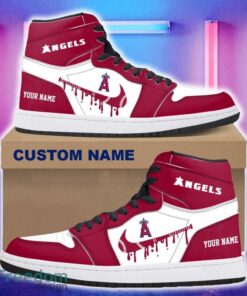 Los Angeles Angels AJ1 Hightop Shoes New For Men Women Gift Air Jordan Hightop Sneaker Custom Name Los Angeles Angels AJ1 Hightop Shoes New For Men Women Gift Air Jordan Hightop Sneaker Custom Name