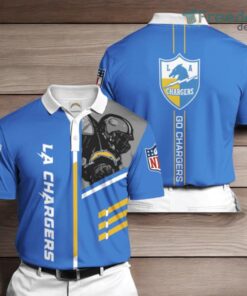 Los Angeles Chargers 3D Polo Shirt For Fans