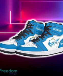 Los Angeles Chargers Air Jordan Hightop Shoes New Custom Name For Fans Gift Sneaker - Los Angeles Chargers Air Jordan Hightop Shoes Photo 5