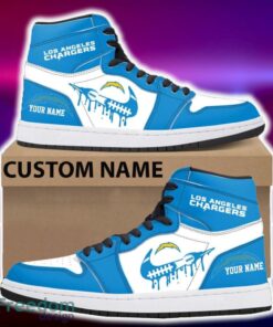 Los Angeles Chargers Air Jordan Hightop Shoes New Custom Name For Fans Gift Sneaker