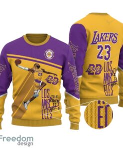 Los Angeles Lakers All Over Print Christmas Sweater