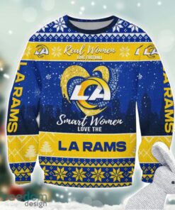 Los Angeles Rams Logo Ugly Christmas Sweater For Fans Men And Women Christmas Gift Ideas