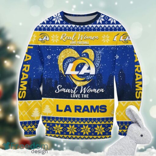 Los Angeles Rams Logo Ugly Christmas Sweater For Fans Men And Women Christmas Gift Ideas Product Photo 1