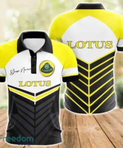 Lotus 3D Polo Shirt For Car Lover Golf Fans Gift Polo Shirt Custom Name