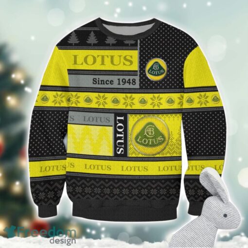 Lotus Logo Ugly Christmas Sweater For Fans Men And Women Christmas Gift Ideas Product Photo 2