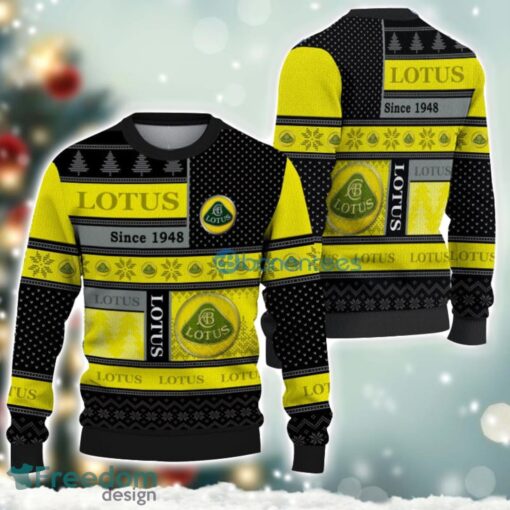 Lotus Logo Ugly Christmas Sweater For Fans Men And Women Christmas Gift Ideas Product Photo 1