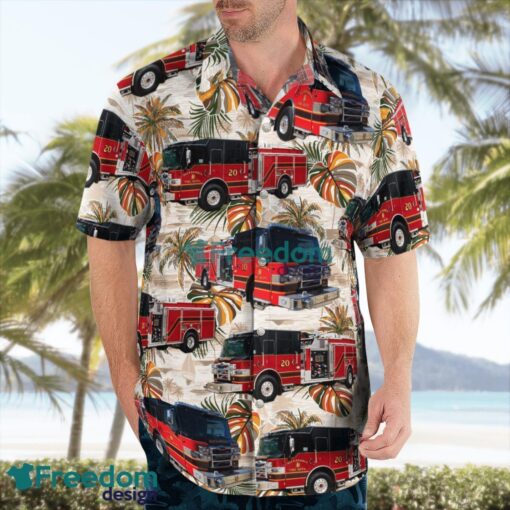 Louisiana Alexandria Fire Department Hawaiian Shirt Summer Beach Shirt Product Photo 3