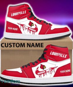 Louisville Cardinals Air Jordan Hightop Shoes New Custom Name For Fans Gift Sneaker Louisville Cardinals Air Jordan Hightop Shoes New Custom Name For Fans Gift Sneaker