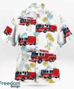 Love Massachusetts Quincy Fire Department Hawaiian Shirt Product Photo 2