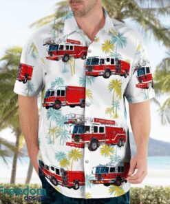 Love Massachusetts Quincy Fire Department Hawaiian Shirt Product Photo 3