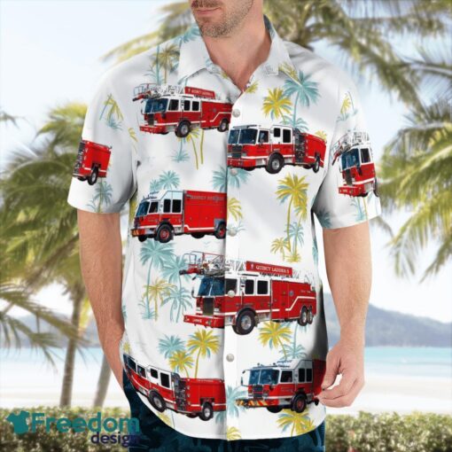 Love Massachusetts Quincy Fire Department Hawaiian Shirt Product Photo 3