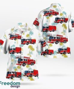 Love Massachusetts Quincy Fire Department Hawaiian Shirt