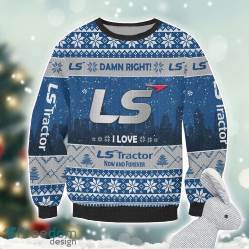 LS Tractor Damn Right I Lover LS Tractor Now And Forever 3D Ugly Christmas Sweater Christmas Gift Product Photo 2