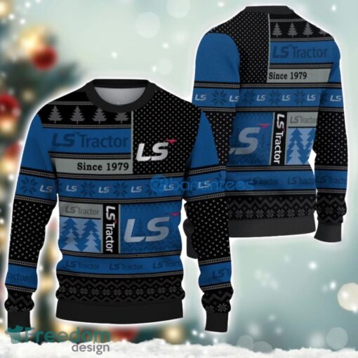 LS Tractor Logo Ugly Christmas Sweater For Fans Men And Women Christmas Gift Ideas Product Photo 1