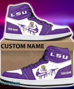 LSU Tigers Air Jordan Hightop Shoes New Custom Name For Fans Gift Sneaker