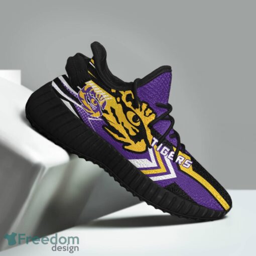 LSU Tigers Speedsters Yeezy Running Shoes For Fans Gift Men Women - LSU Tigers Speedsters Yeezy Boost Running Shoes_3