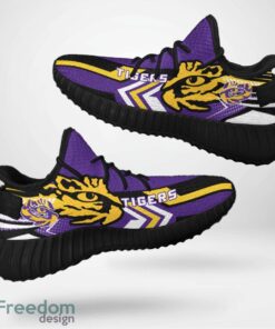 LSU Tigers Speedsters Yeezy Running Shoes For Fans Gift Men Women - LSU Tigers Speedsters Yeezy Boost Running Shoes_2