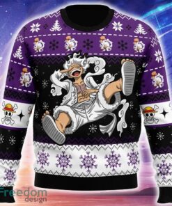 Luffy Gear 5 Sun God Nika One Piece Ugly Christmas 3D Sweater Trending Holidays For Men Women Fans