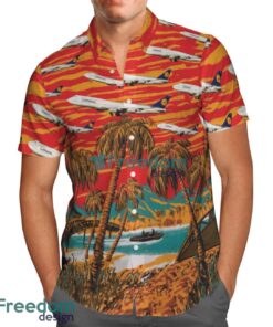 Lufthansa Boeing 747-8 Hawaiian Shirt Beach Shirt Summer Holiday Gift Product Photo 2