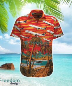 Lufthansa Boeing 747-8 Hawaiian Shirt Beach Shirt Summer Holiday Gift