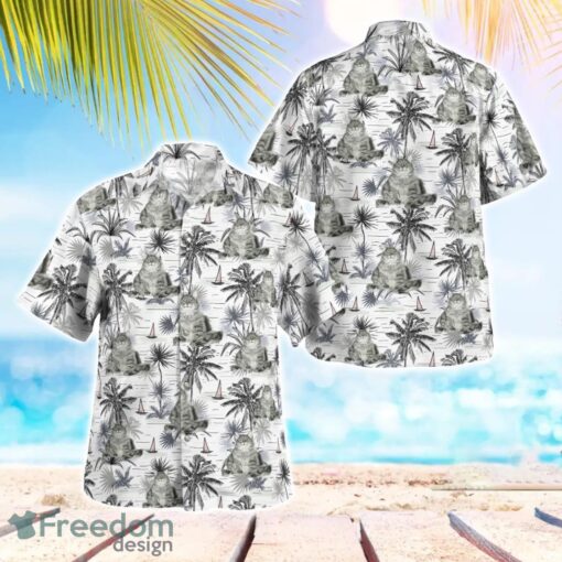 Maine Coon Cat Aloha Hawaiian Shirt Beach Gift Shirt Product Photo 1