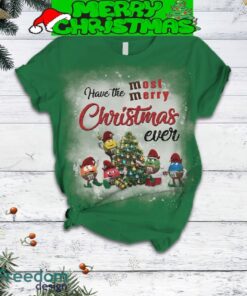 M&_M Have The Most Merry Christmas Ever Pajamas Set All Over Print Christmas Gift - M&_M Have The Most Merry Christmas Ever Pajamas Set-4