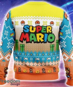 Mario Adventure of Super Mario Bros Knitted Christmas Sweater Trending Holidays For Men Women Fans - Mario Adventure of Super Mario Bros Ugly Christmas Sweater_2