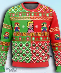 Mario Bros Ugly Christmas Sweaters 3D Super Hot