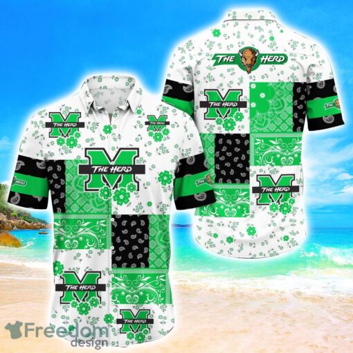 Marshall Thundering Herd Hawaii For Summer Sport Team Hawaiian Shirt Product Photo 1