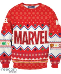 Marvel All Over Print Christmas Sweater