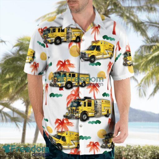 Maryland Benedict Fire & EMS Hawaiian Shirt Beach Shirt Summer Holiday Gift Product Photo 3