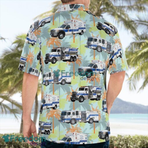 Maryland, Cabin John Park Volunteer Fire Department Hawaiian Shirt Summer Beach Shirt Product Photo 2