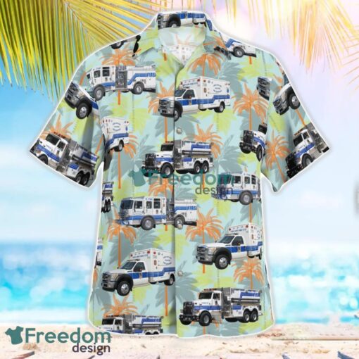 Maryland, Cabin John Park Volunteer Fire Department Hawaiian Shirt Summer Beach Shirt Product Photo 3