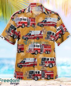 Maryland Cobb Island Volunteer Fire Department & EMS Hawaiian Shirt Summer Beach Shirt Product Photo 2