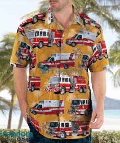 Maryland Cobb Island Volunteer Fire Department & EMS Hawaiian Shirt Summer Beach Shirt Product Photo 3