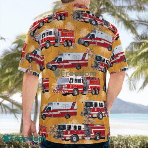 Maryland Cobb Island Volunteer Fire Department & EMS Hawaiian Shirt Summer Beach Shirt Product Photo 4