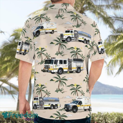 Maryland, Deale Volunteer Fire Company Station 42 Hawaiian Shirt Product Photo 2