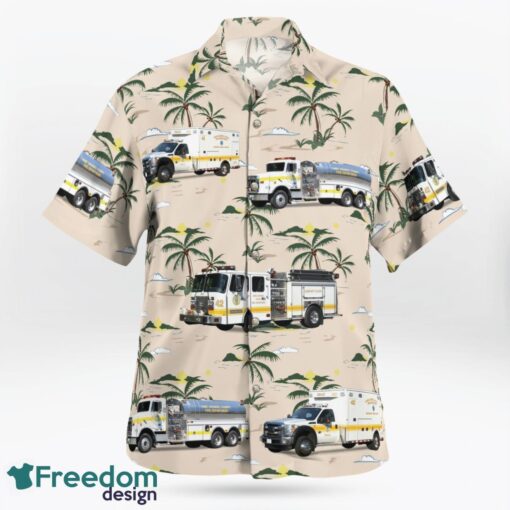 Maryland, Deale Volunteer Fire Company Station 42 Hawaiian Shirt Product Photo 3