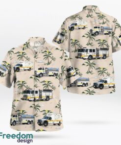 Maryland, Deale Volunteer Fire Company Station 42 Hawaiian Shirt Product Photo 1