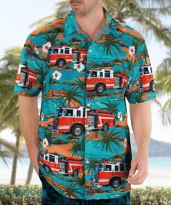 Maryland Essex Volunteer Fire Company Hawaiian Shirt Product Photo 3