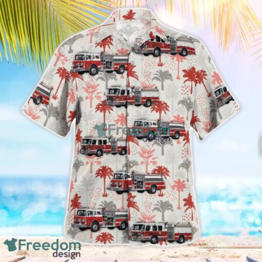 Maryland, Fruitland Volunteer Fire Department Company 3 Hawaiian Shirt Summer Beach Shirt Product Photo 3