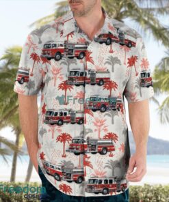 Maryland, Fruitland Volunteer Fire Department Company 3 Hawaiian Shirt Summer Beach Shirt Product Photo 4