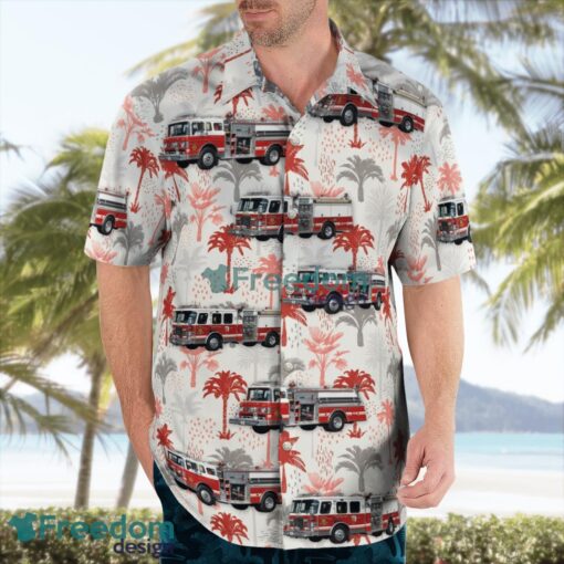 Maryland, Fruitland Volunteer Fire Department Company 3 Hawaiian Shirt Summer Beach Shirt Product Photo 4