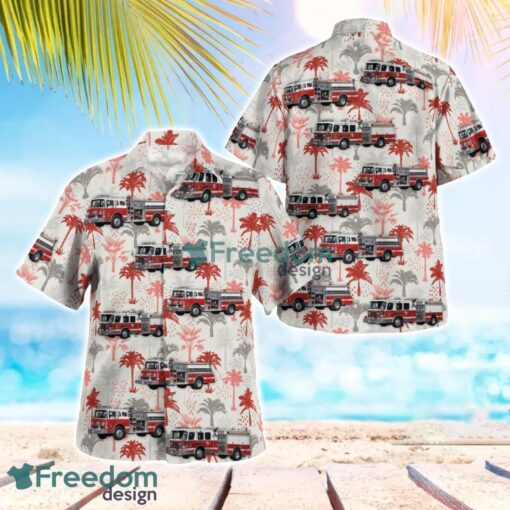 Maryland, Fruitland Volunteer Fire Department Company 3 Hawaiian Shirt Summer Beach Shirt Product Photo 1