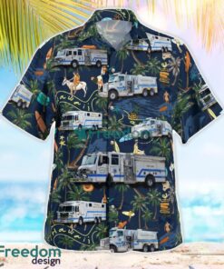 Maryland Hughesville Volunteer Fire Department Hawaiian Shirt Beach Shirt Summer Holiday Gift Product Photo 2