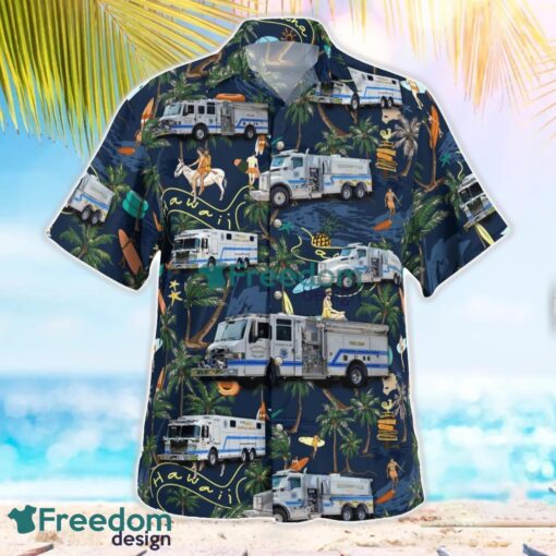 Maryland Hughesville Volunteer Fire Department Hawaiian Shirt Beach Shirt Summer Holiday Gift Product Photo 2