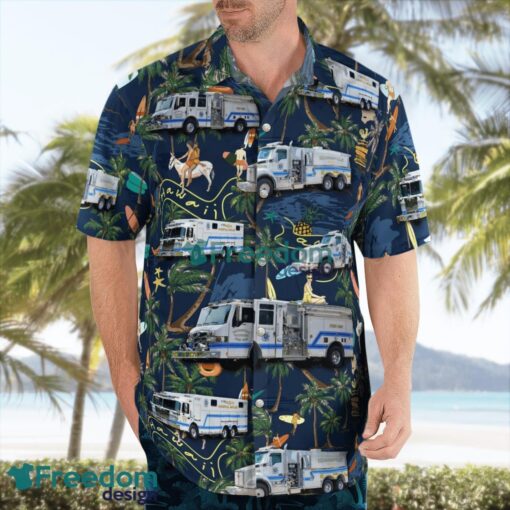 Maryland Hughesville Volunteer Fire Department Hawaiian Shirt Beach Shirt Summer Holiday Gift Product Photo 3