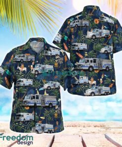 Maryland Hughesville Volunteer Fire Department Hawaiian Shirt Beach Shirt Summer Holiday Gift